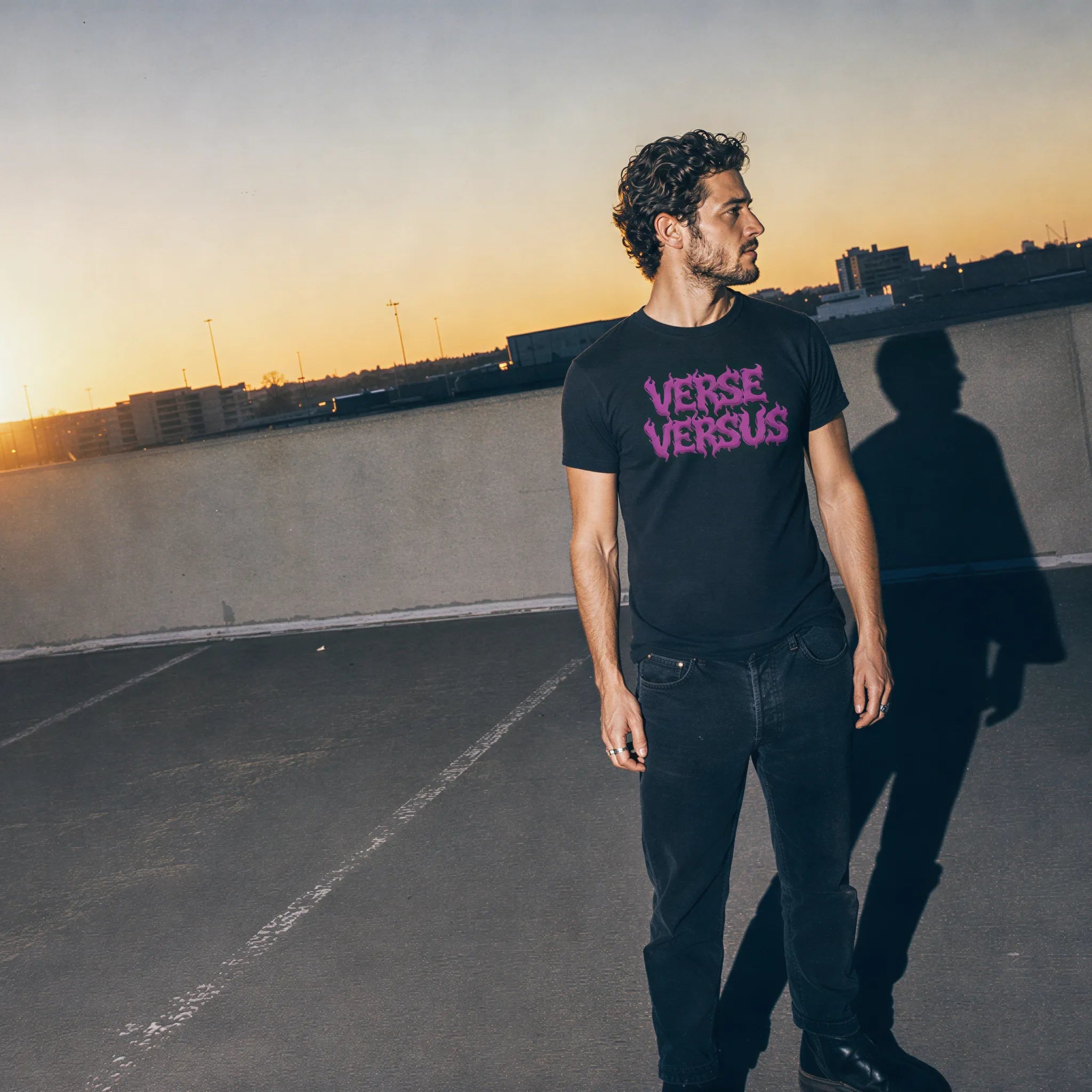 Stoner Rock Verse Versus Logo Tee