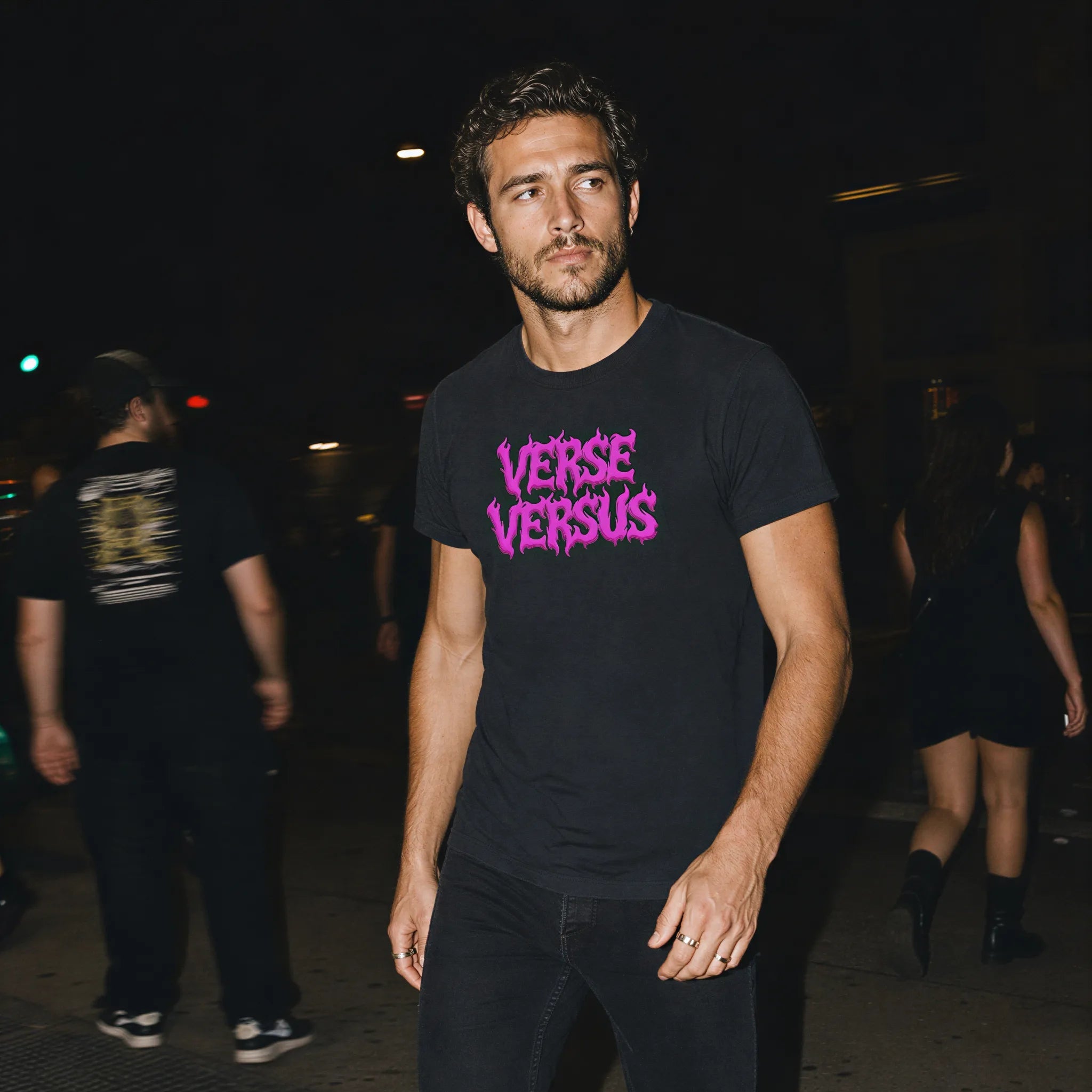 Stoner Rock Verse Versus Logo Tee