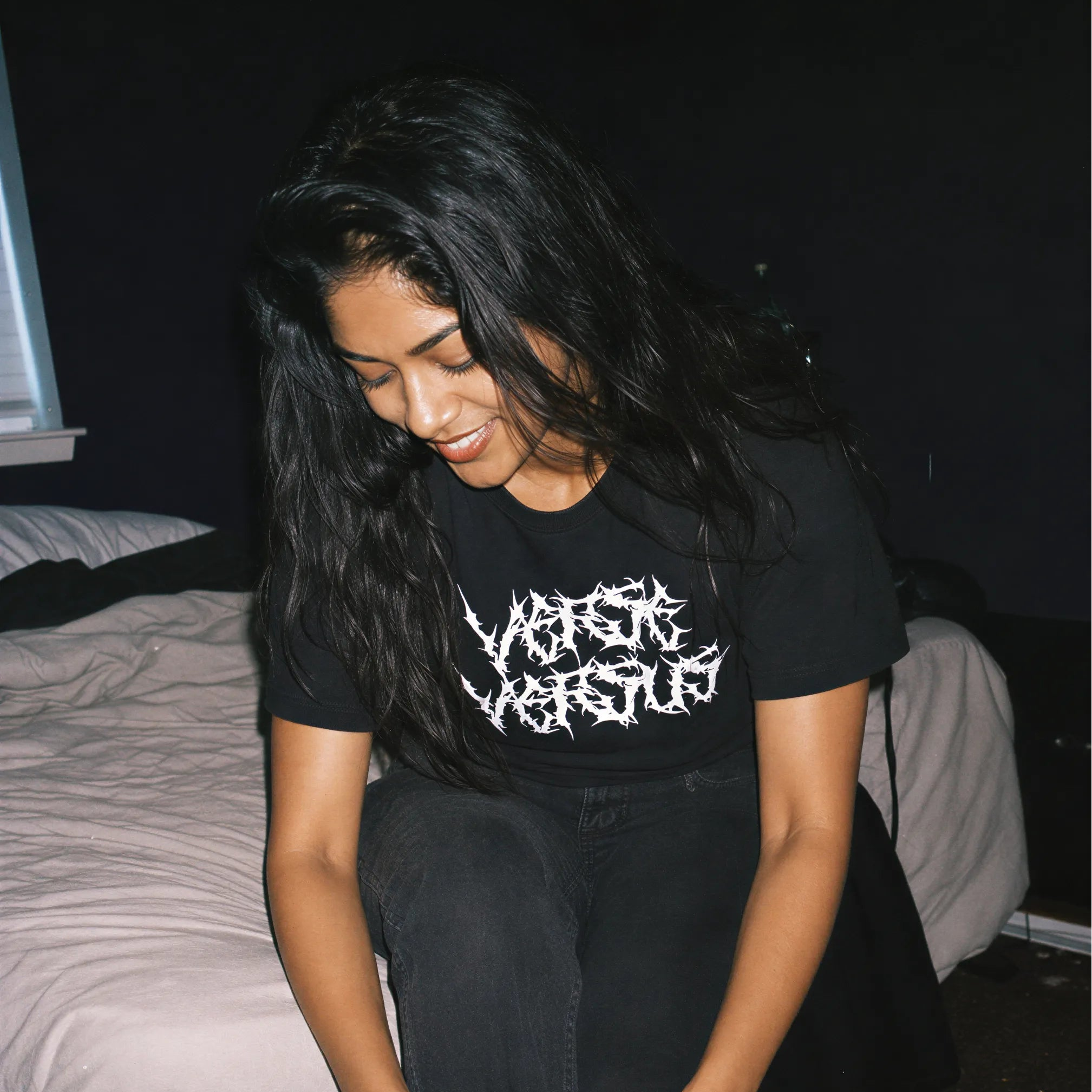 Verse Versus Black Metal Logo Tee