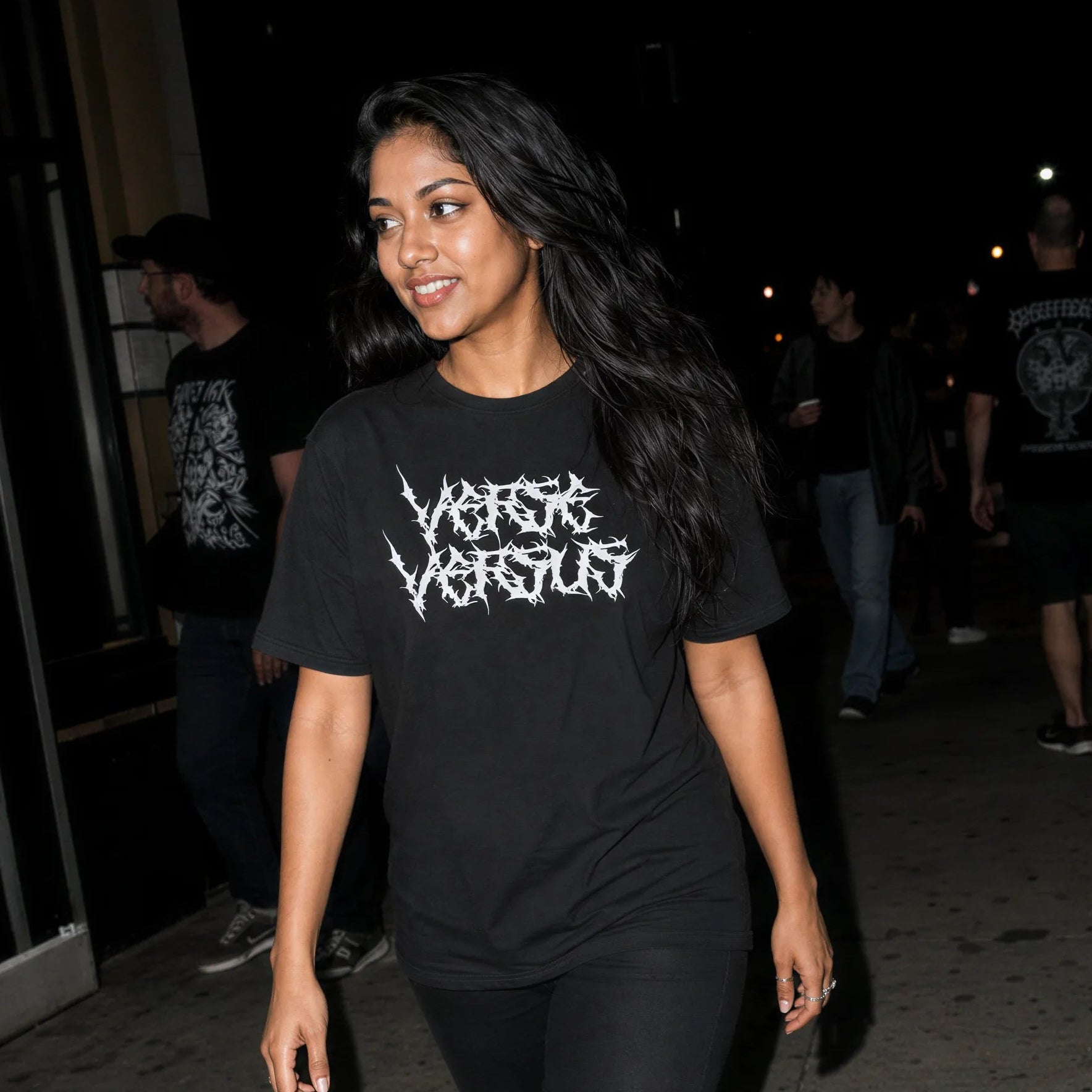 Verse Versus Black Metal Logo Tee