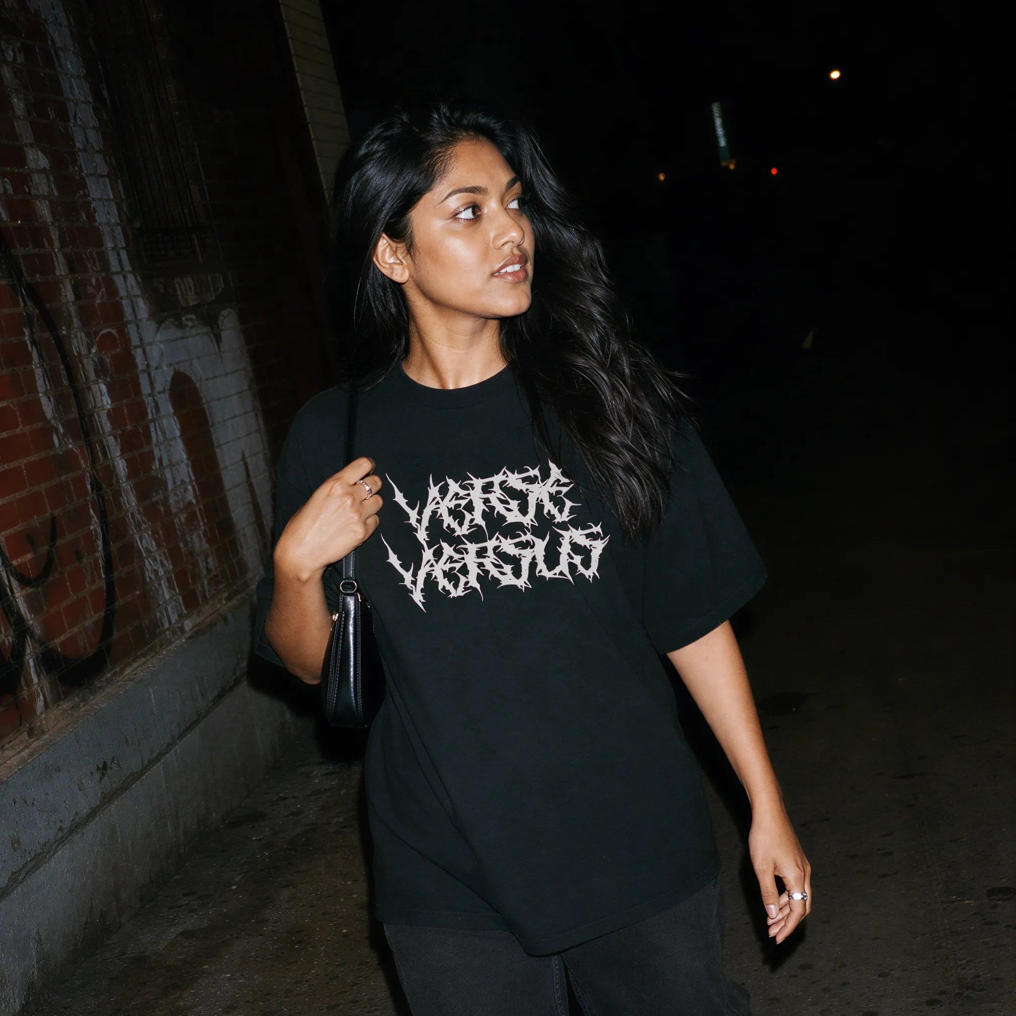 Verse Versus Black Metal Logo Tee